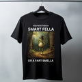 You’re Either a Smart Fella or a Fart Smella” Vintage Bird Illustration t-shirt